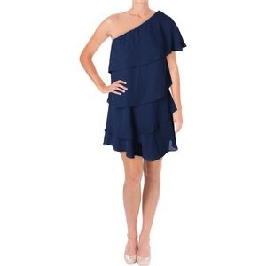 NWT Aqua Ruffle One Sleeve Dress *HOST PICK*